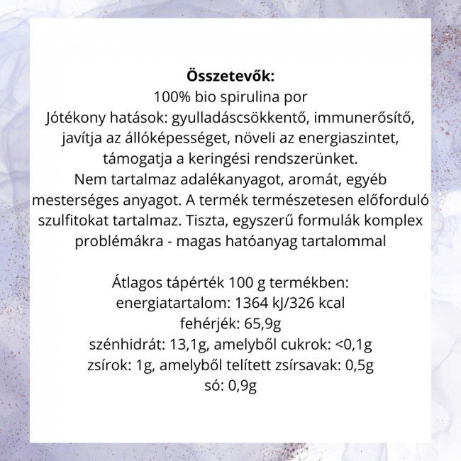 Organiqa bio spirulina por 125g