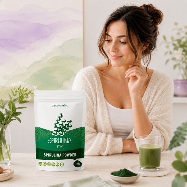 Organiqa bio spirulina por 125g
