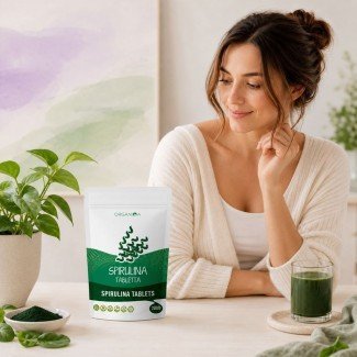 Organiqa bio spirulina tabletta 250db