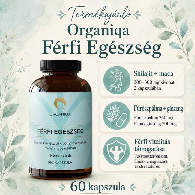 Organiqa Balance Férfi egészség kapszula 60db Organiqa Balance Férfi egészség kapszula 60db