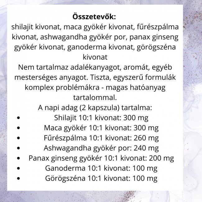 Organiqa Balance Férfi egészség kapszula 60db Organiqa Balance Férfi egészség kapszula 60db