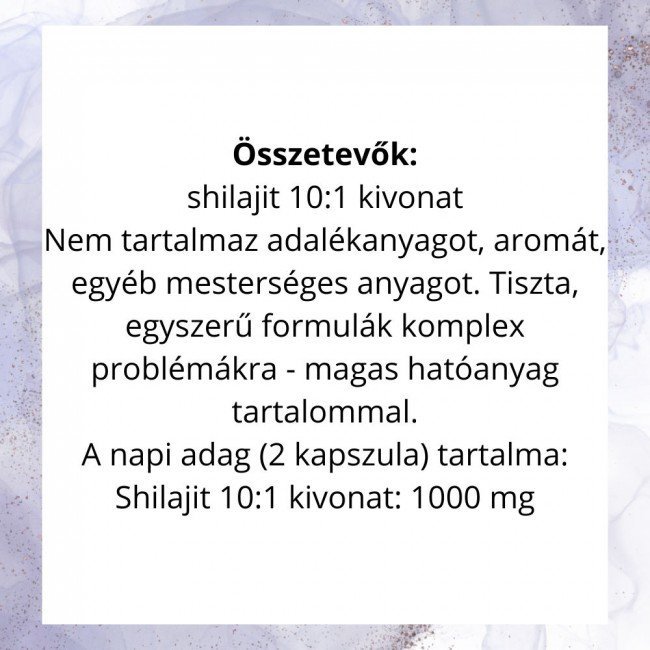 Organiqa shilajit kivonat kapszula 60db