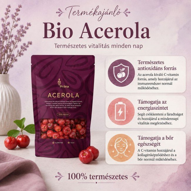 Prana acerola por 100g Prana acerola por 100g