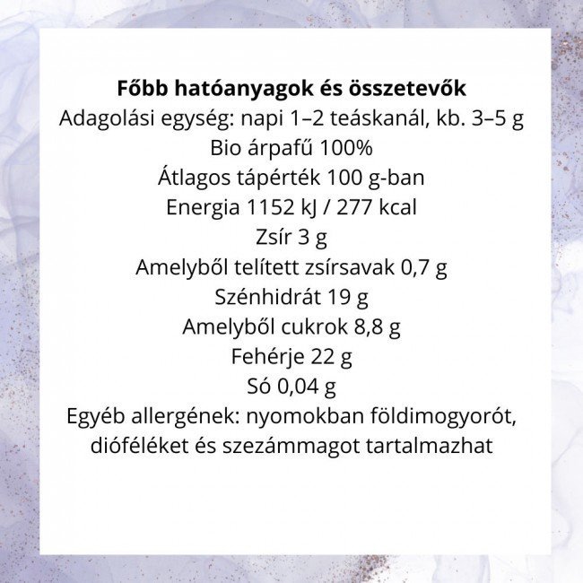 Prana Bio Árpafűpor 125g Prana Bio Árpafűpor 125g