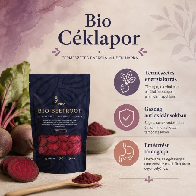 Prana bio céklapor 125g Prana bio céklapor 125g