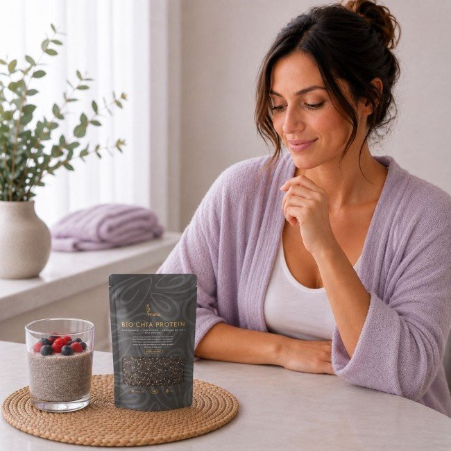 Prana bio chia fehérjepor 250g Prana bio chia fehérjepor 250g