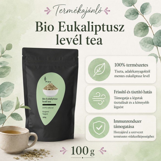 Prana bio eukaliptusz levél 100g Prana bio eukaliptusz levél 100g