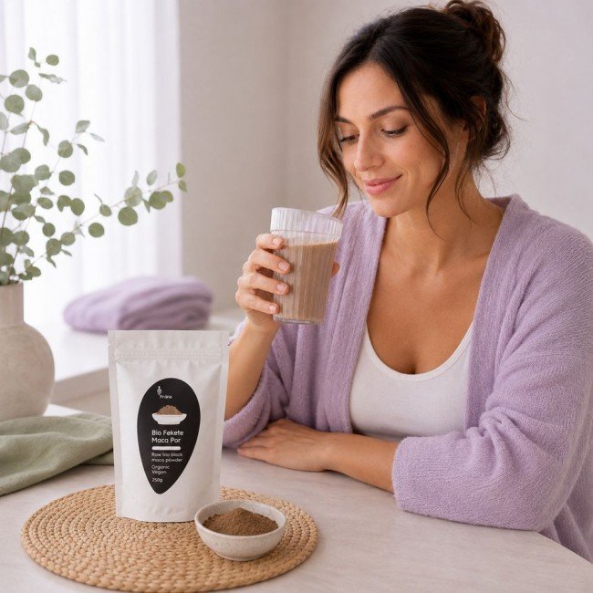 Prana bio fekete maca por 250g Prana bio fekete maca por 250g