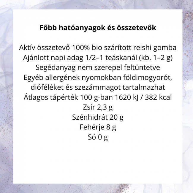 Prana bio reishi gomba por 125g