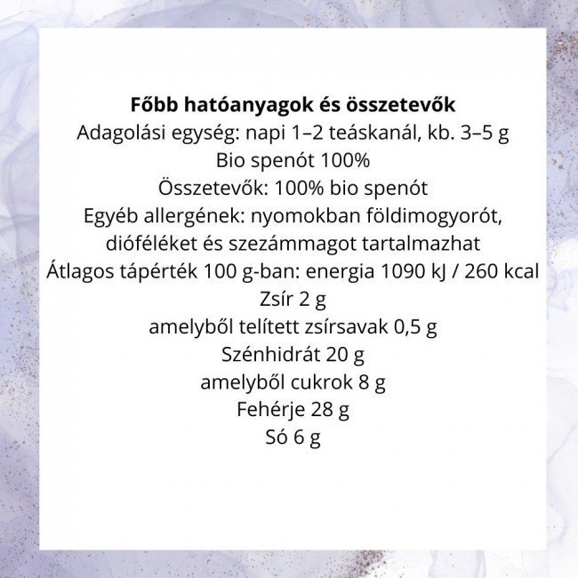 Prana Bio Spenót por 125g Prana Bio Spenót por 125g