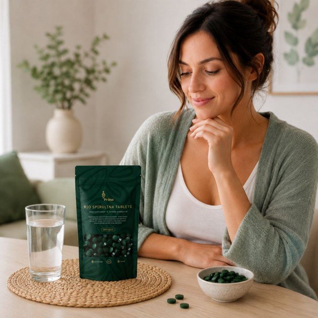 Prana bio spirulina (400mg) tabletta 125g