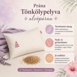 Prana premium tönkölyhéj párna 30x40 cm 1db