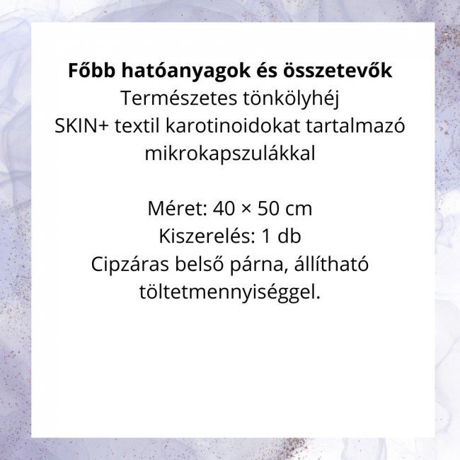 Prana recovery alvópárna tönkölyhéj töltettel és skin+overnight skincare huzattal 40x50 cm 1db Prana recovery alvópárna tönkölyhéj töltettel és skin+overnight skincare huzattal 40x50 cm 1db