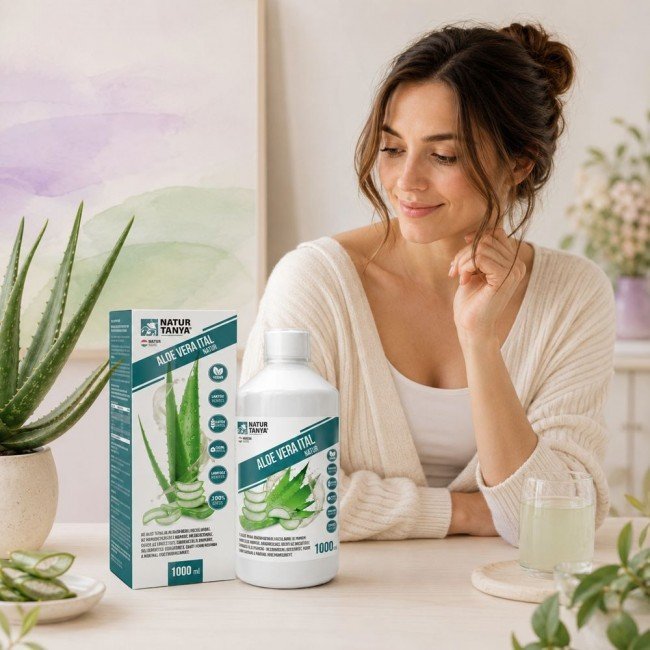 Natur Tanya Aloe vera ital natur 100% tisztaságú 1000ml