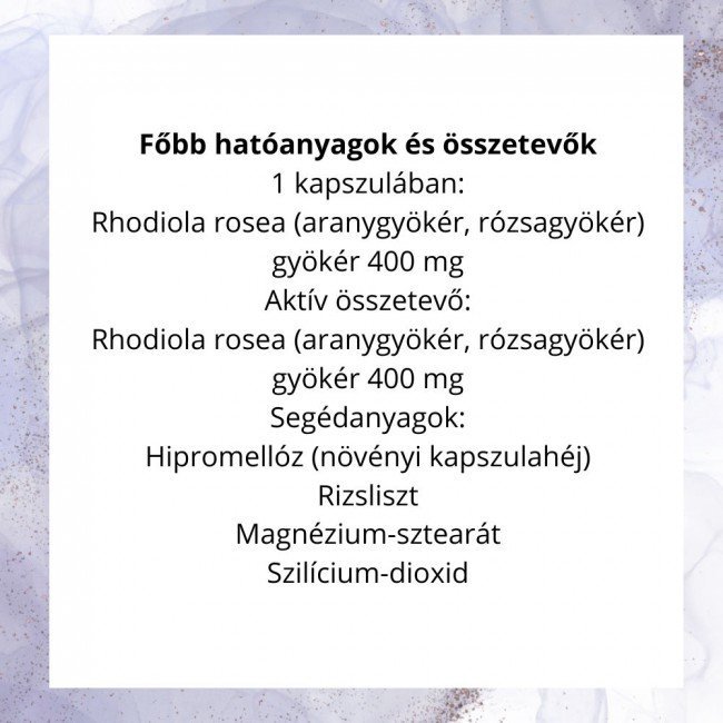Swanson Arany- vagy rózsagyökér 400mg kapszula 100db Swanson Arany- vagy rózsagyökér 400mg kapszula 100db