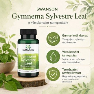Swanson gymnema sylvestre leaf kapszula 100db