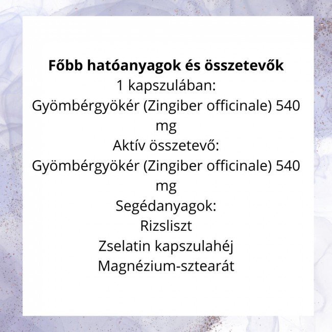 Swanson Gyömbér 540mg kapszula 100db Swanson Gyömbér 540mg kapszula 100db