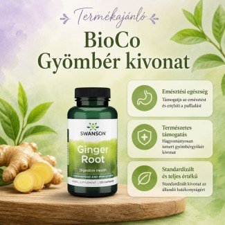 Swanson Gyömbér 540mg kapszula 100db
