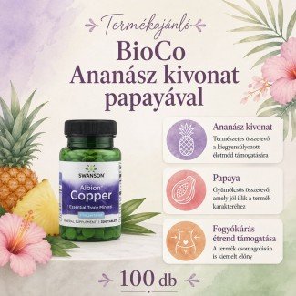 Swanson Réz-biszglicinát tabletta 300db