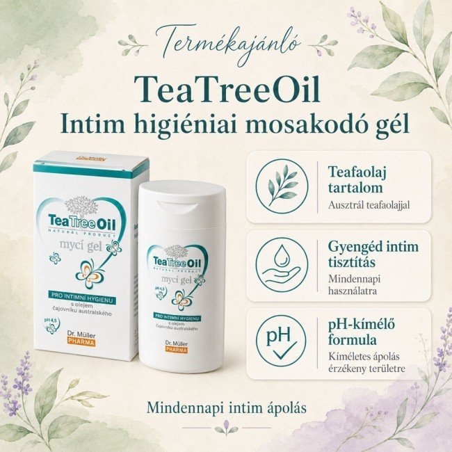 Dr.Müller Tea tree oil teafa intim tisztálkodó gél 200ml Dr.Müller Tea tree oil teafa intim tisztálkodó gél 200ml