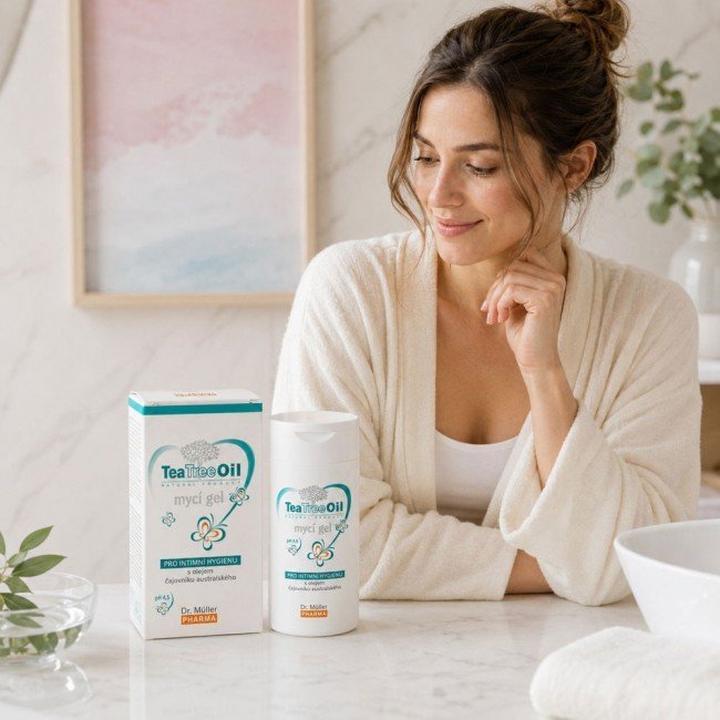 Dr.Müller Tea tree oil teafa intim tisztálkodó gél 200ml Dr.Müller Tea tree oil teafa intim tisztálkodó gél 200ml