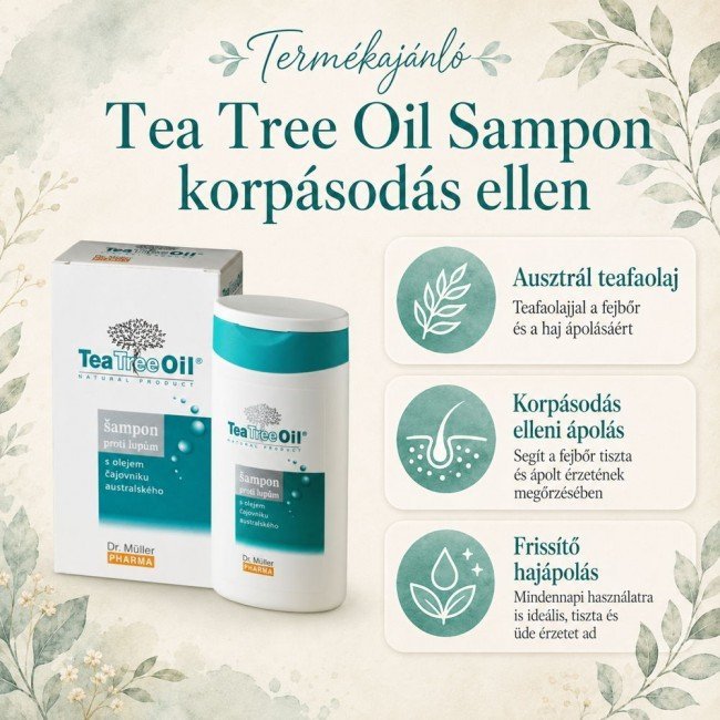 Dr.Müller Tea tree oil teafa sampon 200ml Dr.Müller Tea tree oil teafa sampon 200ml