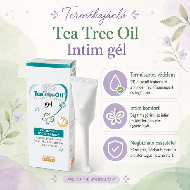 Dr.Müller Tea tree oil teafa vaginagél 7X7.5g Dr.Müller Tea tree oil teafa vaginagél 7X7.5g