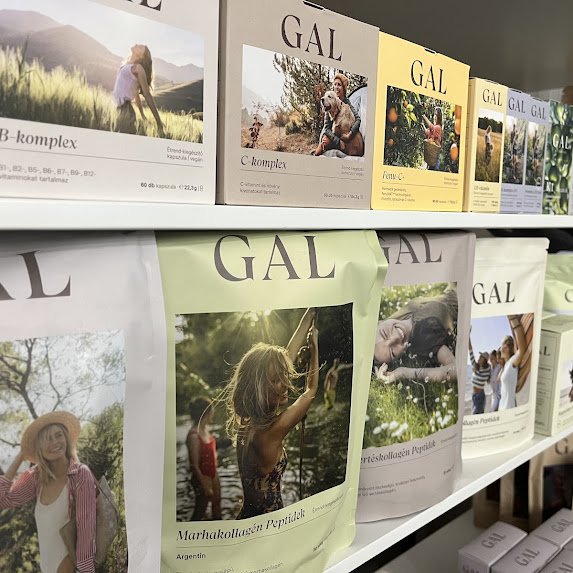 Gal termékek boltban