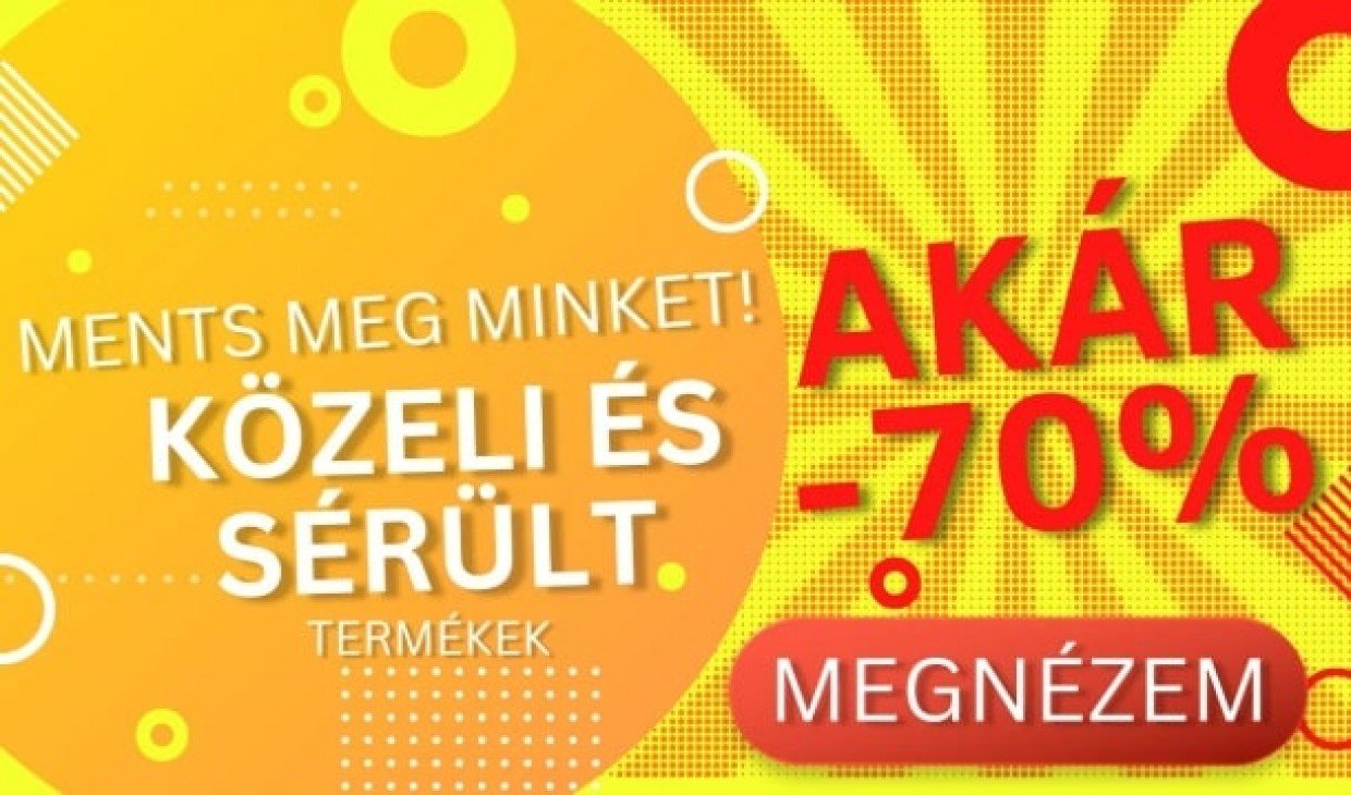 Közeli lejáratú és sérült termékek