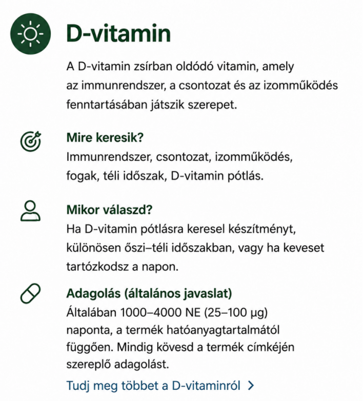 Magnézium-biszglicinát kártya