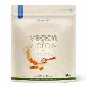 Nutriversum Vegan pro Caramel izú Fehérje por 500g Nutriversum Vegan pro Caramel izú Fehérje por 500g