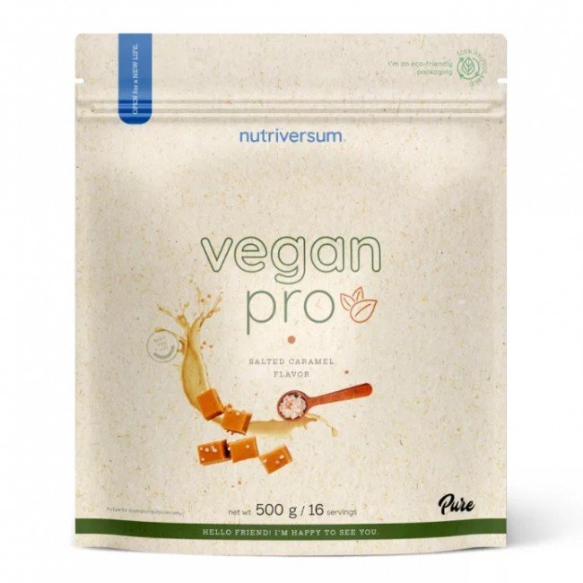 Nutriversum Vegan pro Caramel izú Fehérje por 500g