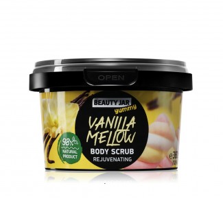 BEAUTY JAR YUMMY VANILLA MELLOW Vaníliás Bőrmegújító Testradír 360g