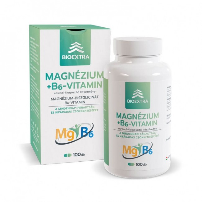 Bioextra magnézium+b6 étrend-kiegészítő filmtabletta 100db