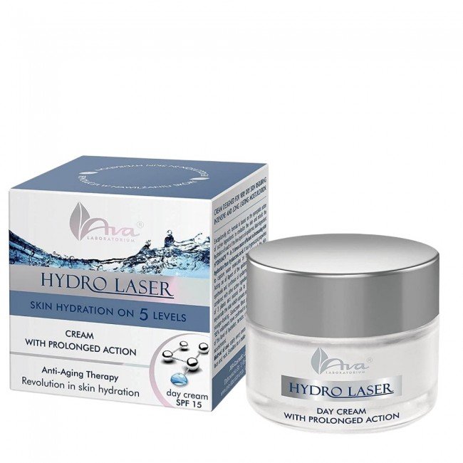 Ava hydro-laser bőrfiatalító és bőrhidratáló nappali arckrém spf 15 védőfaktorral 50ml