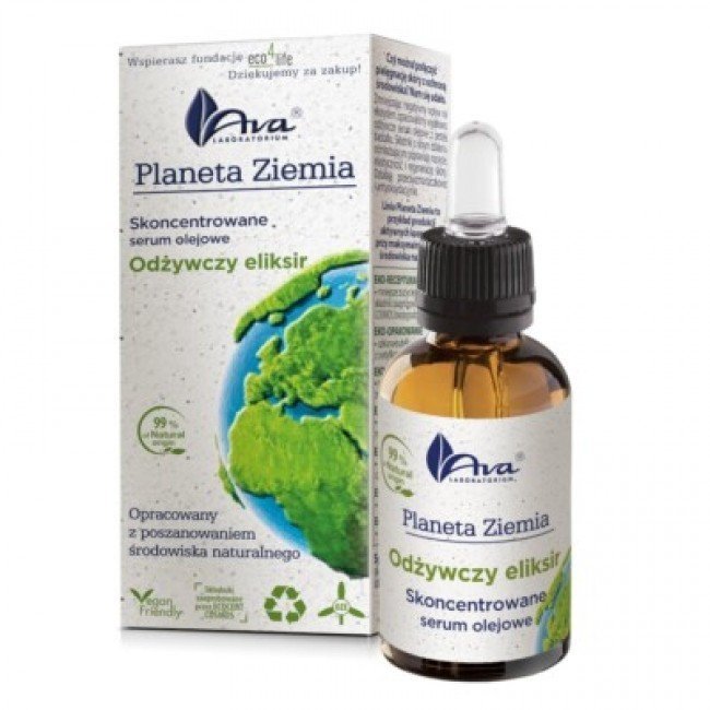 Ava planet earth öko bőrfiatalító pipettás arcszérum 30ml