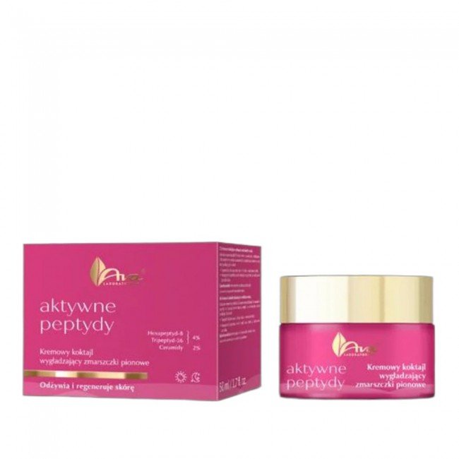 Ava professional active peptides peptides anti-aging arckrém volumetrikus ráncok ellen 50ml