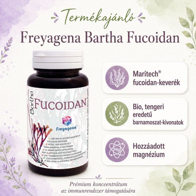 Freyagena Bartha fucoidan kapszula 30db Freyagena Bartha fucoidan kapszula 30db