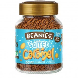 Beanies instant kávé Salted Caramel koffeinmentes 50g