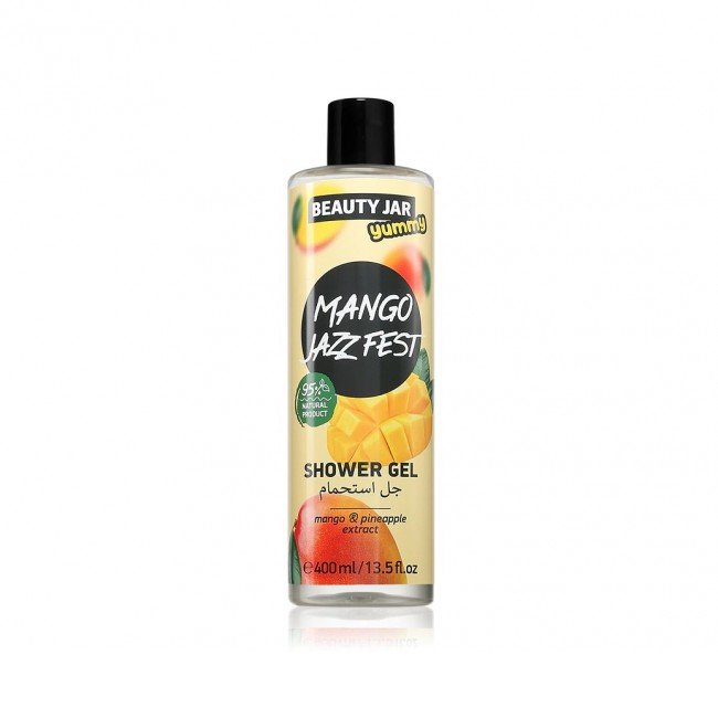 BEAUTY JAR YUMMY MANGO JAZZ FEST Revitalizáló Tusológél 400ml
