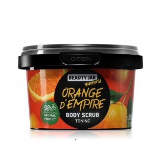 BEAUTY JAR YUMMY ORANGE D'EMPIRE Narancsos Tonizáló Testradír 360g
