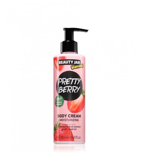 BEAUTY JAR YUMMY PRETTY BERRY Hidratáló Testápoló 250ml