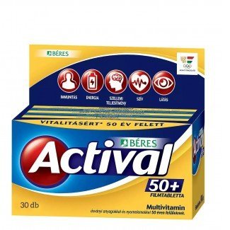Béres actival 50+ filmtabletta 30db Béres actival 50+ filmtabletta 30db