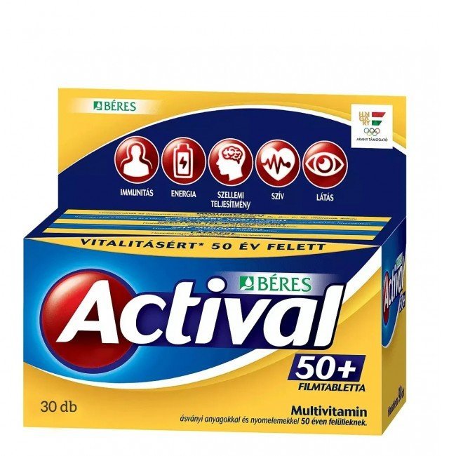 Béres actival 50+ filmtabletta 30db