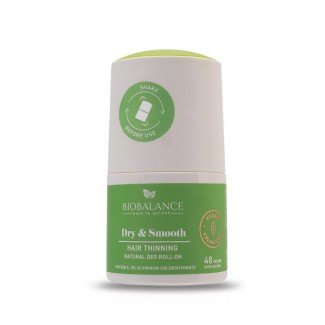 Biobalance dry&smooth 48h golyós dezodor szőrnövekedést lassító hatással 50ml