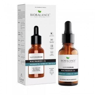 Biobalance niacinamid szuperszérum arcra édesgyökérrel és cink pca-val 30ml