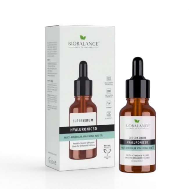 Biobalance szuperszérum arcra 3d hialuronsavval 30ml