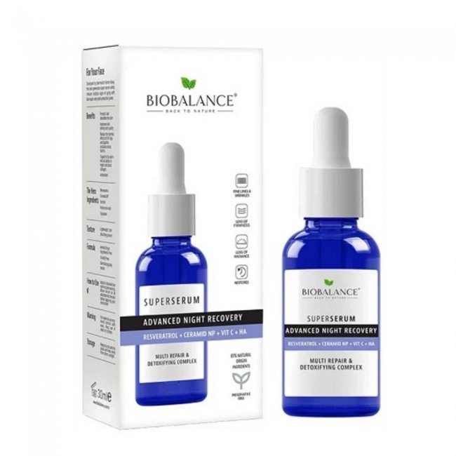 Biobalance szuperszérum arcra éjszakai regeneráló 30ml
