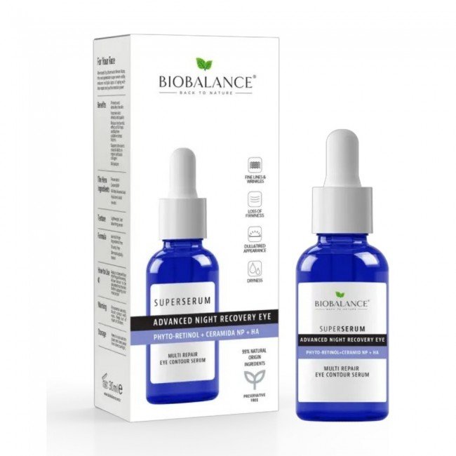 Biobalance szuperszérum arcra éjszakai szemkörnyékápoló 20ml