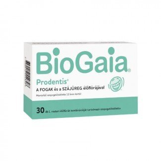 Biogaia prodentis szopogatótabletta mentol ízű 12 éves kortól 30db
